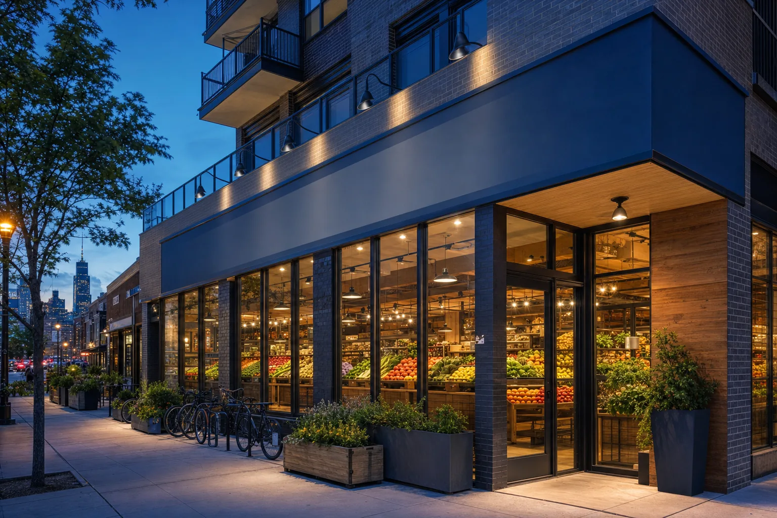 Hour Loop Storefront Harvest Loop · A neighborhood grocery in Logan Square, Chicago